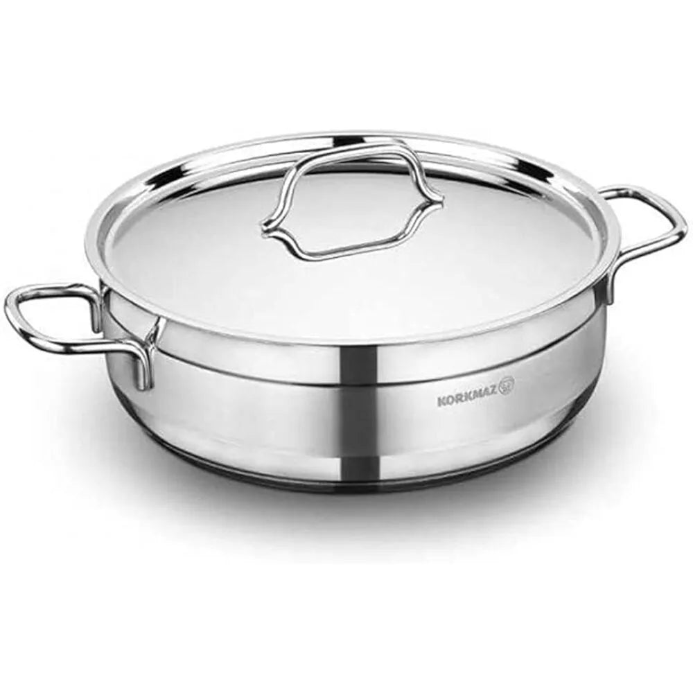 KORKMAZ KA1024 ALFA LOW CASSEROLE, 26 cm x 8 cm / 4.2 ltr. CAPACITY