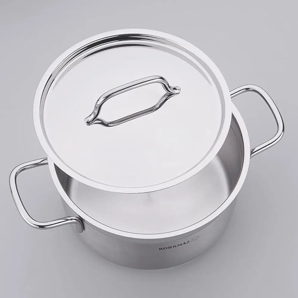 KORKMAZ KA1032 ALFA EXTRA DEEP CASSEROLE, 30 cm x 20 cm / 14 ltr. CAPACITY