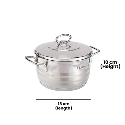 KORKMAZ KA1894 ASTRA CASSEROLE 18X10 CM / 2.5 LTR