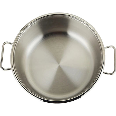 KORKMAZ KA1943 MEGA LOW CASSEROLE, 32 cm x 13 cm / 10 ltr. CAPACITY