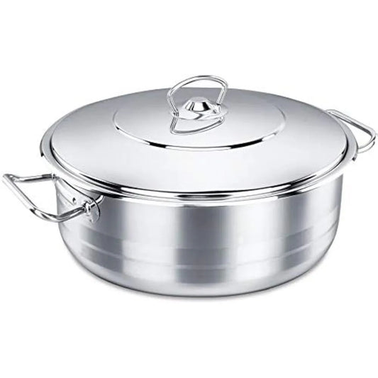 KORKMAZ KA1947 MEGA LOW CASSEROLE, 40 cm x 17 cm / 20 ltr. CAPACITY