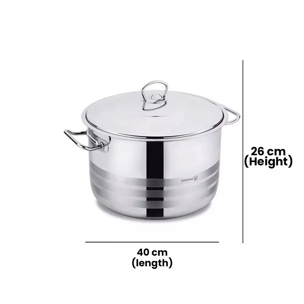 KORKMAZ KA1948 MEGA CASSEROLE 40X26 CM / 30.0 LTR