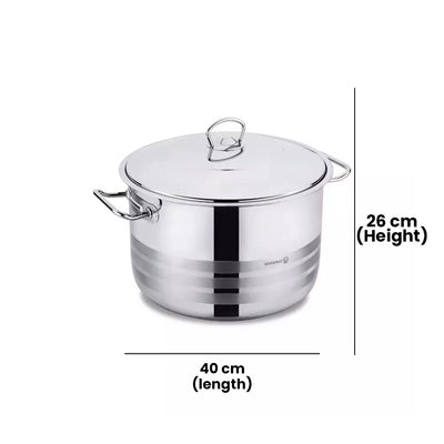 KORKMAZ KA1948 MEGA CASSEROLE 40X26 CM / 30.0 LTR