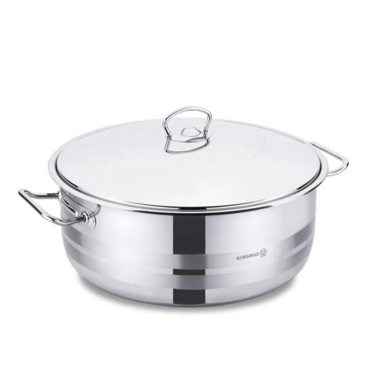 KORKMAZ KA1949 MEGA LOW CASSEROLE, 45 cm x 20 cm / 30 ltr. CAPACITY