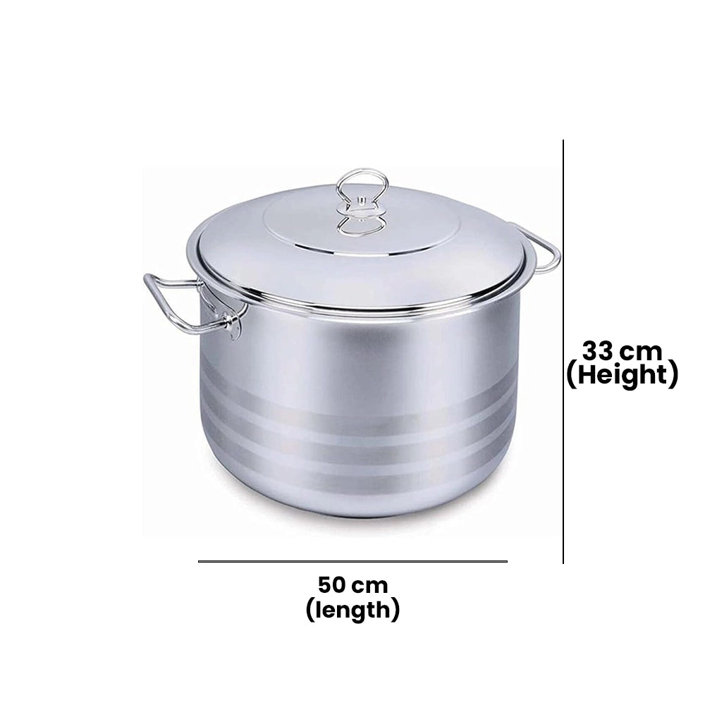 KORKMAZ KA1952 MEGA CASSEROLE 50 cm x 33 cm / 65 ltr. CAPACITY