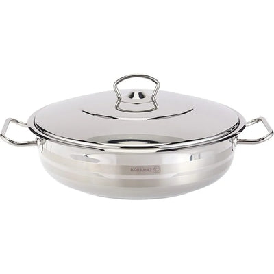 KORKMAZ KA1955 MEGA EXTRA LOW CASSEROLE, 32 cm x 9 cm / 7.5 ltr. CAPACITY