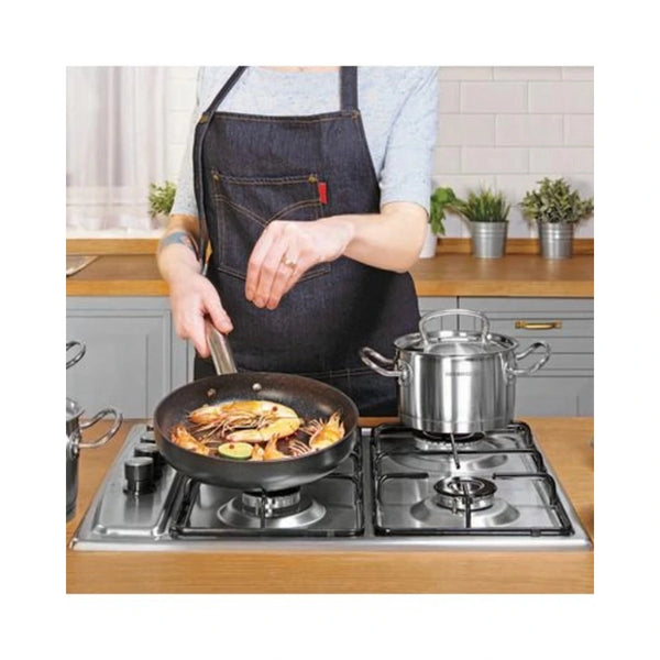 KORKMAZ KA2834 NERO FRYPAN IND.BASE, 28 cm x 5.3 cm / 2.5 ltr. CAPACITY