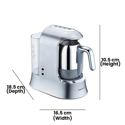 KORKMAZ KA862-05 KAHVEKOLIK AQUA COFFEE MAKER INOX/CHROME