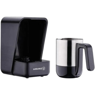 KORKMAZ KA863 MODERNA COFFEE MAKER BLACK/SATIN