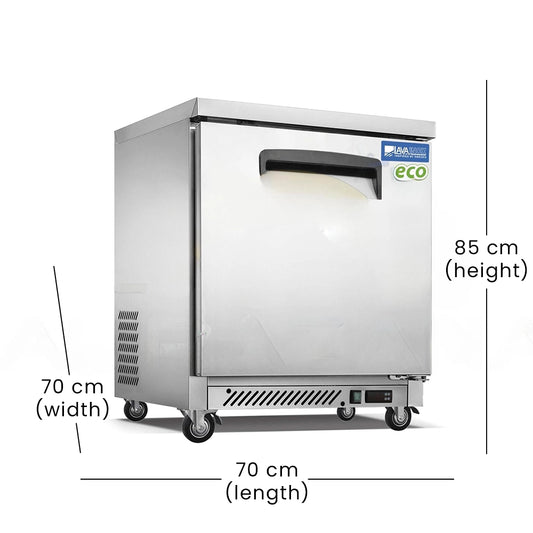 Lava Inox Under Counter Chiller Single Shelf, 70 x 70 x 88 cm