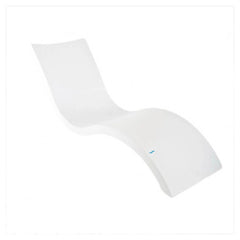 Gymkhana Outdoor Chaise In-Pool Sunbed, White, 177.8x58.4x55.8 cm