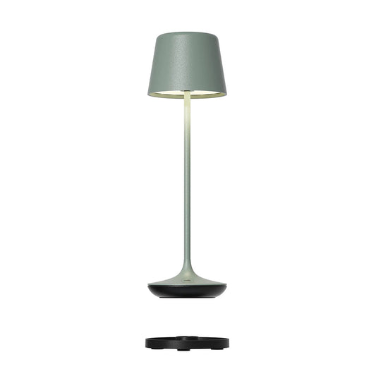 Leonardo Bari table lamp, H25 cm, Olive Green