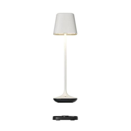 Leonardo Capri table lamp, H25 cm, White