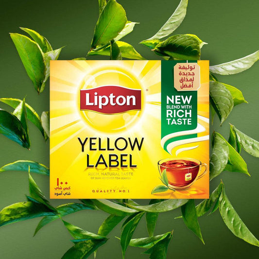 Lipton Yellow Label Tea Bag Caddy BW Gulf EKT 24 x 25 x 2g   HorecaStore
