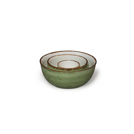 Furtino England Exotic 6"/16cm Green Porcelain Bowl - HorecaStore