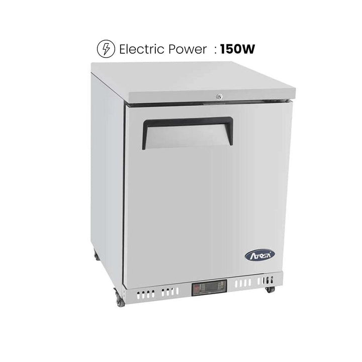 Atosa MBC24R Under Counter Fridge 145 Liter - HorecaStore