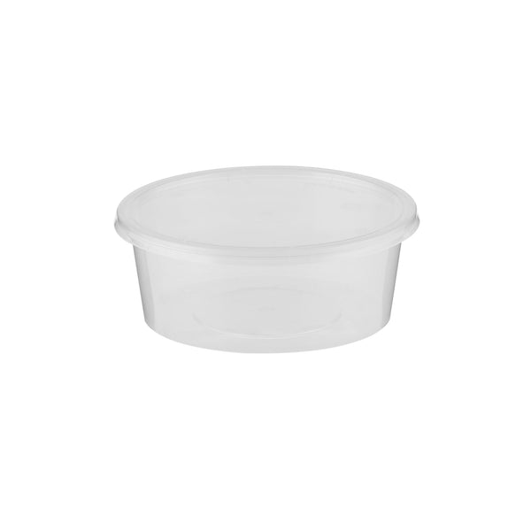 hotpack clear microwave round container 4 5 x 11 x 10 cm 250 ml 500 pcs