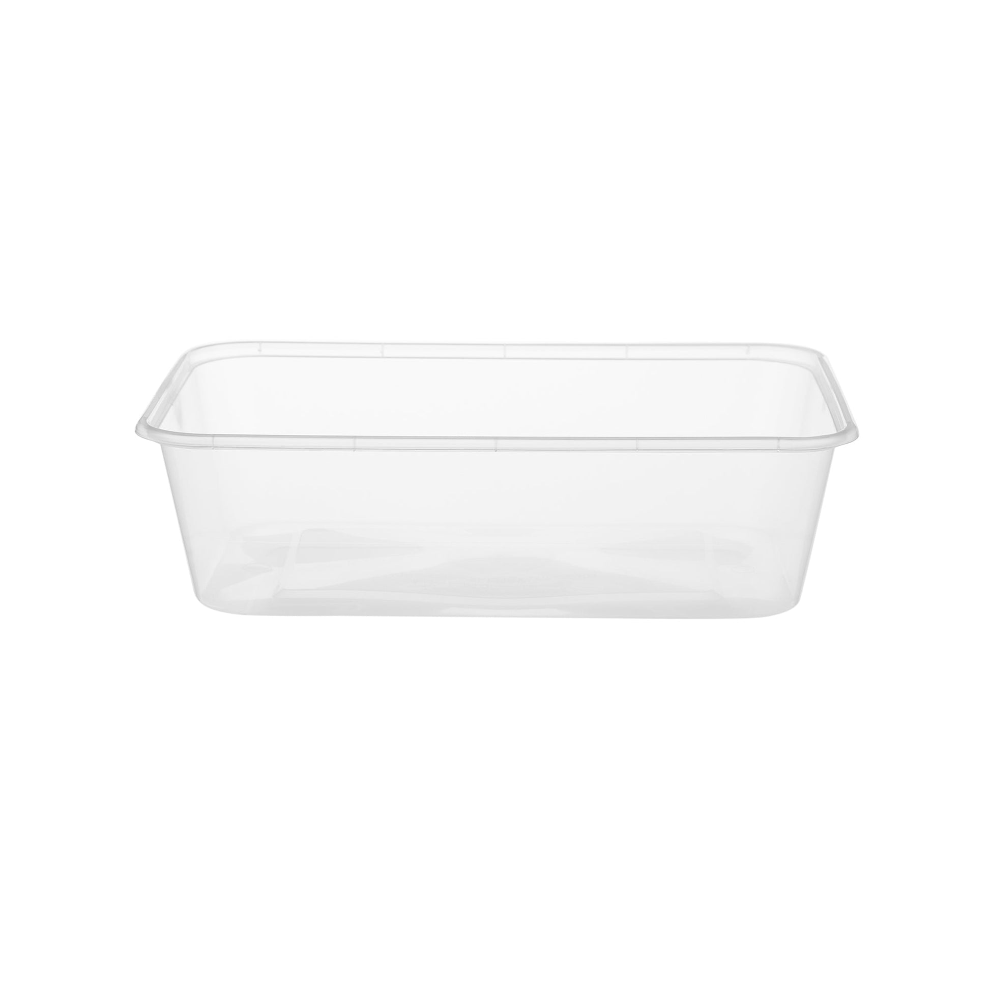 hotpack rectangular clear microwave container 17 5 x 11 5 x 5 5 cm 750 mi 500 pcs