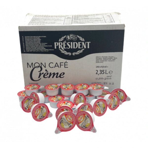 President UHT Milk Portion, 9.8ml x 240 Portion Packs