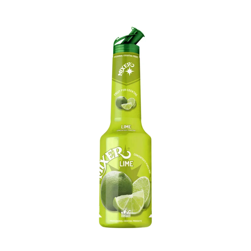 MIXER Premium Lime Fruit Pure Mix - 6 x 1 Liter Pack