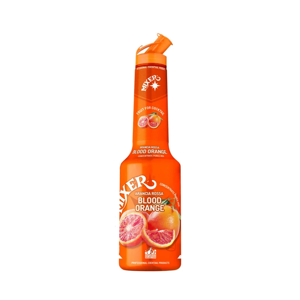 MIXER Premium Blood Orange Fruit Pure - 6 x 1 Liter Pack