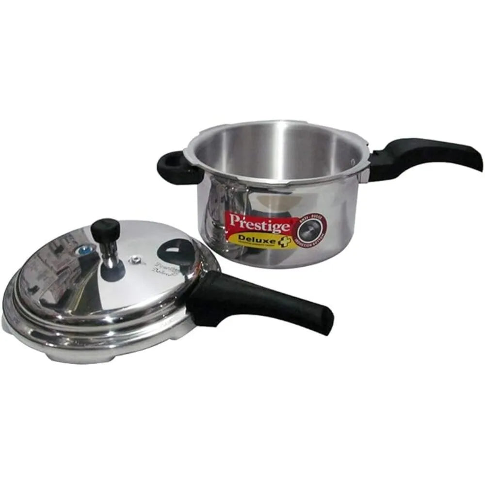 PRESTIGE MPD10702 DLX PLUS ALUMINUM COOKER, 5 ltr. CAPACITY