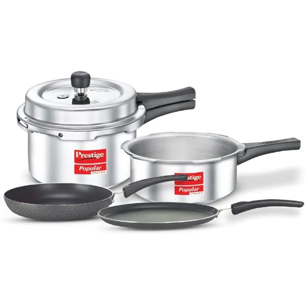 PRESTIGE MPP10180 3L+2L COMBI COOKERS+TAWA 25CM+FRYPAN 18CM