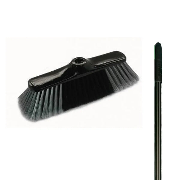 THS MR80.10 Black Floor Scrubbing Master Brush With Metal Handle