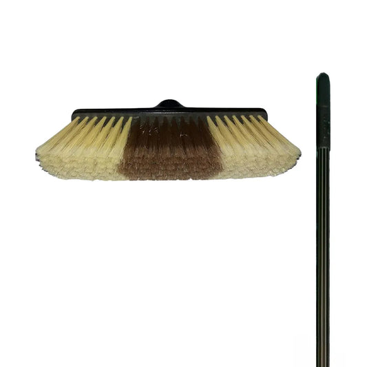 THS MV1000LB Soft Broom Light Brown With Metal Handle