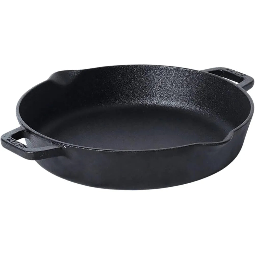 MEYER MY48413 CAST IRON 26CM FRYPAN WITH 2 SIDE HANDLE