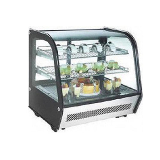 Lava Inox CS 9000CT S Cake Display Showcase Square, 3 Glass Shelves 145 Liter 240W   HorecaStore