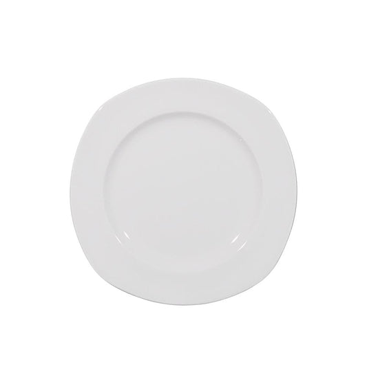 Furtino England Nuovo 17cm/6.5" White Porcelain Flat Plate - HorecaStore