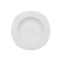 Furtino England Nuovo  23cm/9" White Porcelain Flat Plate