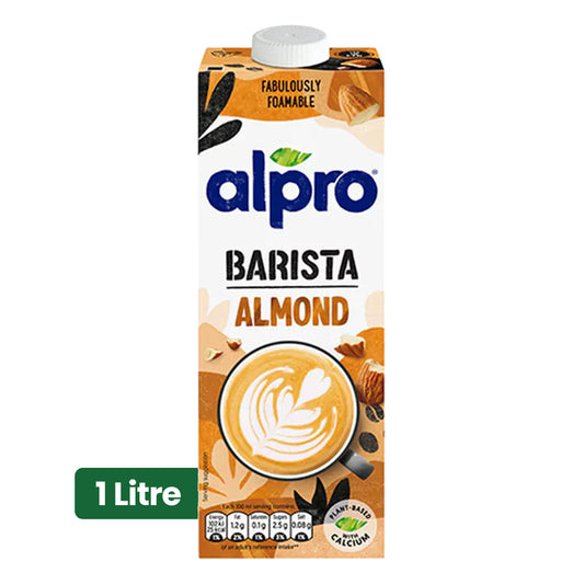 Alpro Almond Barista 1 Liter, Pack of 8pcs