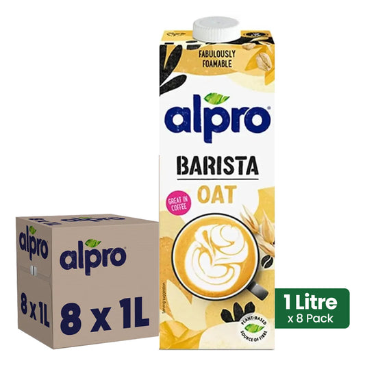 Alpro Oat Barista 1 Liter, Pack of 8pcs