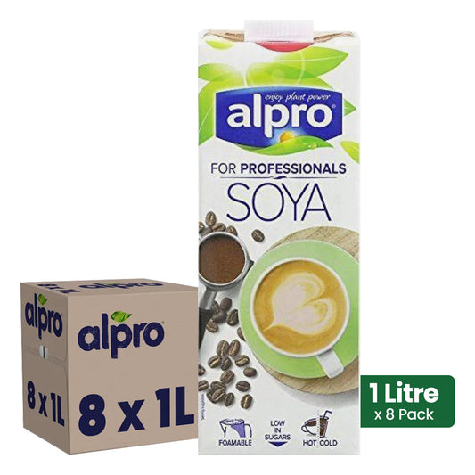 Alpro Soya Barista 1 Liter, Pack of 8pcs