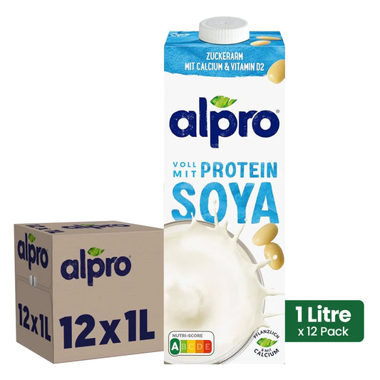 Alpro Soya Original 1 Liter, Pack of 12pcs