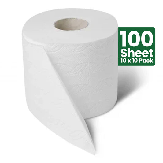 Toilet Roll 100sheet, 10 x 10 Pack