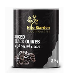 Nile Garden Egypt Slice Black Olives 6 x 3 Kg