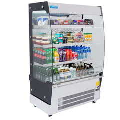 Lava Inox Open Chiller with 3 Shelves, 600 W, 66 x 70 x 190 cm