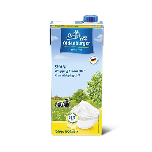 Oldenburger Germany Shani Cream 35% 12 x 1 ltr - HorecaStore