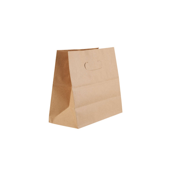 hotpack paper bag with a die cut handle 28 x 28 cm 250 pcs