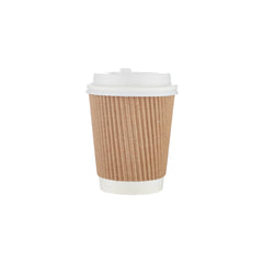 Hotpack Kraft Ripple Paper Cup, 237 ml, 500 PCs