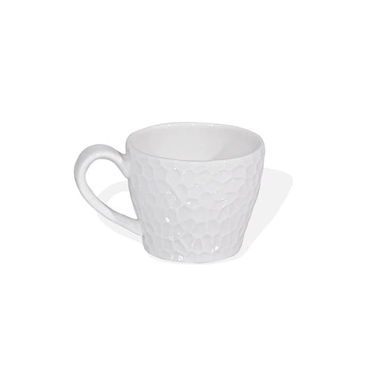 Furtino England Pebble 10cl/3.5oz White Porcelain Expresso Cup - HorecaStore