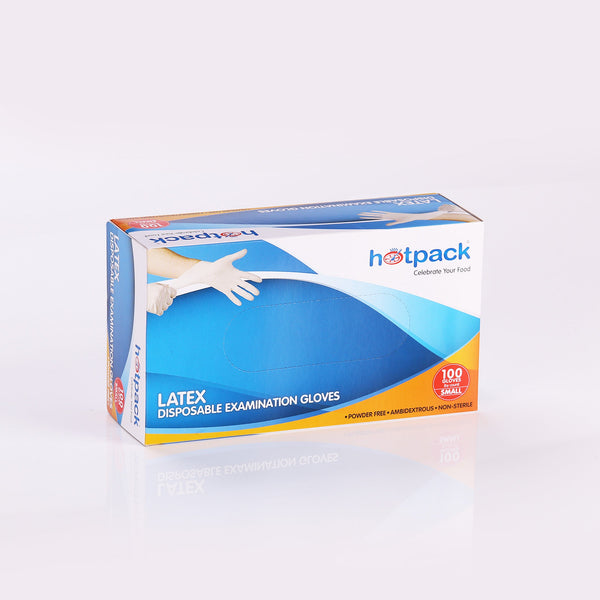 hotpack powder free latex gloves small size 1000 pcs