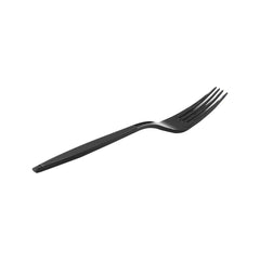 Hotpack Medium Duty Black Plastic Fork, Medium size, 2000 PCs