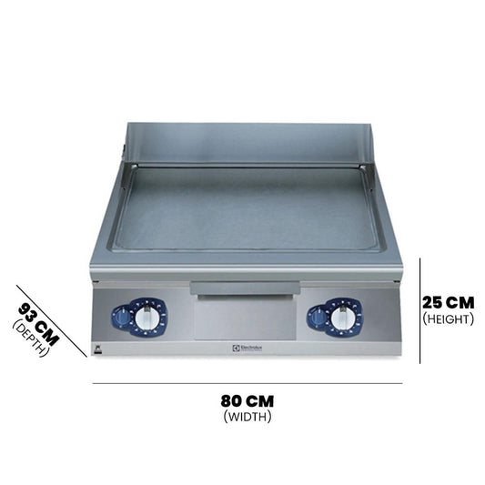 Electrolux 391401 Modular Cooking Range Gas Fryer Top Smooth Brushed Chrome Plate 20 kW - HorecaStore