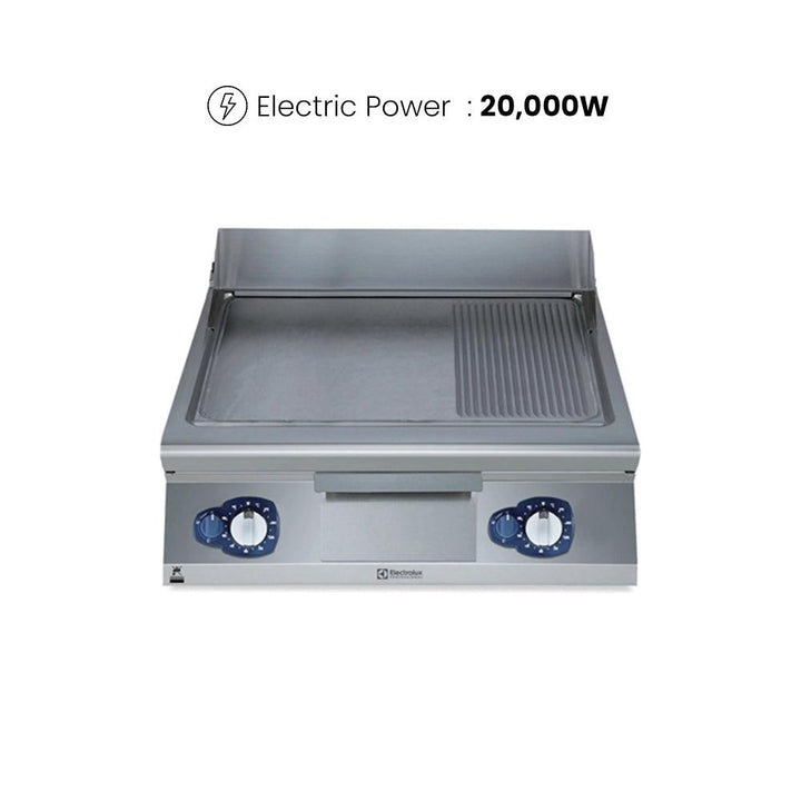 Electrolux 391403 Modular Cooking Range Gas Fryer Top Smooth and Ribbed Chrome Polished Plate 20 kW - HorecaStore