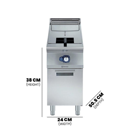 Electrolux 391077 Modular Cooking Range Single Container Gas Fryer 15 Liter 14 kW - HorecaStore