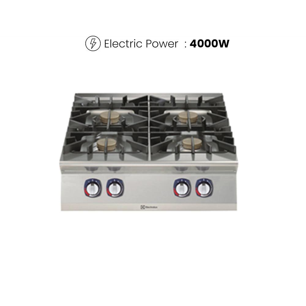 Electrolux 391003 Modular Cooking Range Gas Boiling Top 4 Burners 40 kW - HorecaStore